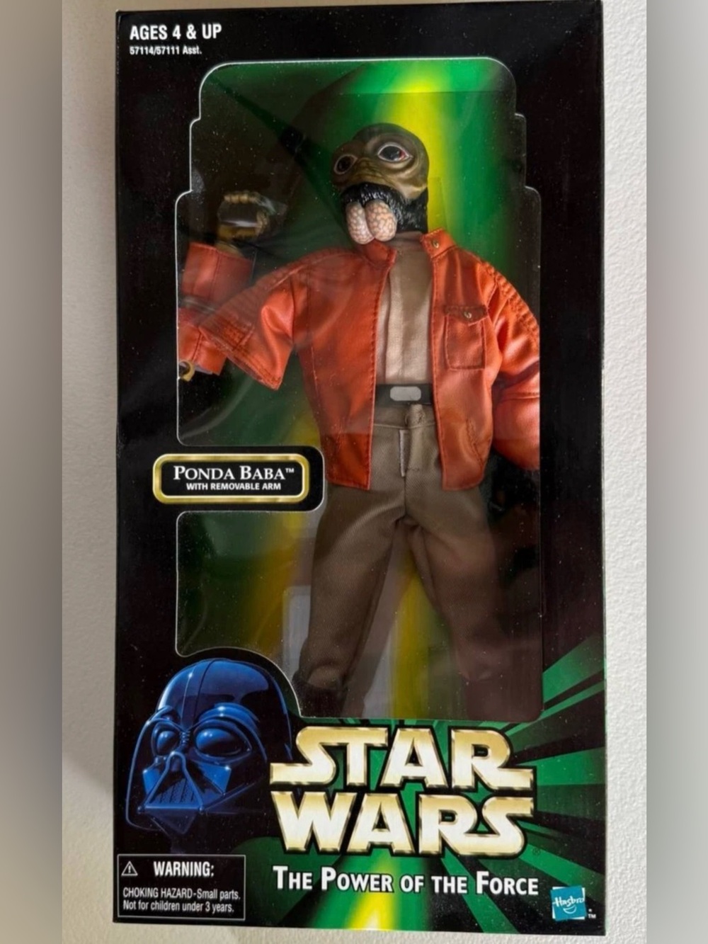Star Wars 12" Ponda Baba Removable Arm Power of the Force Hasbro Figure NIB